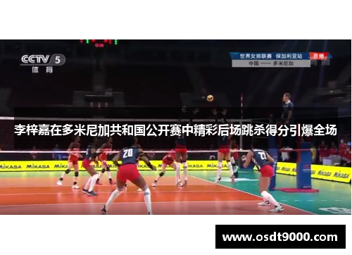 李梓嘉在多米尼加共和国公开赛中精彩后场跳杀得分引爆全场